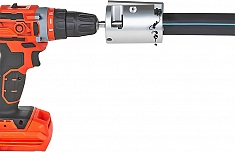 Использование устройства для снятия оксидного слоя и торцовки полиэтиленовых труб Gas Fusion УСО-40Т