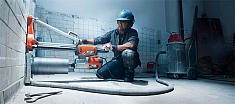 Использование водосборных коллекторов жидкого шлама Husqvarna O-образного 410 мм